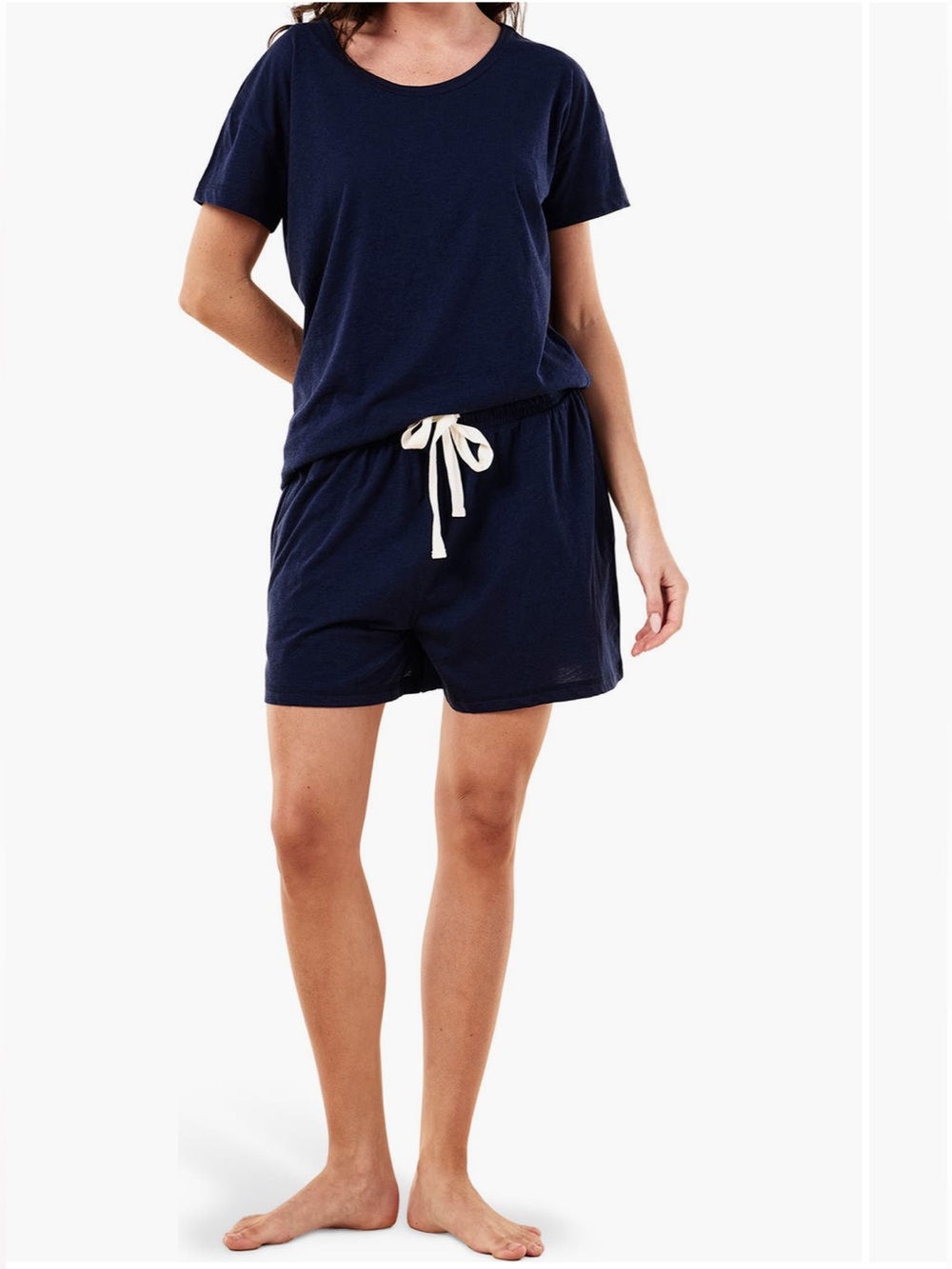NWOT Papinelle Ada Boxer Short Pajamas - Navy